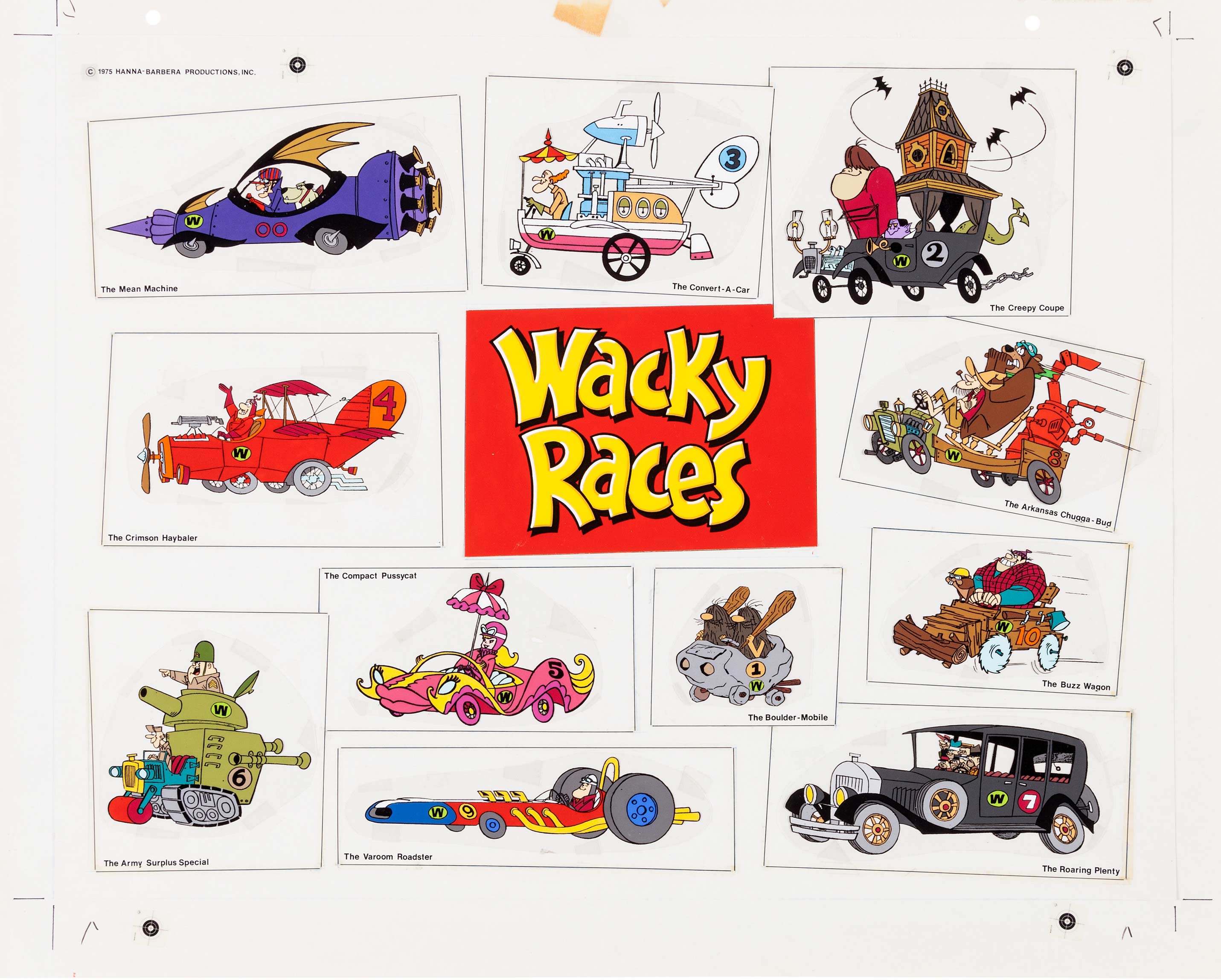 Tutte le auto delle Wacky Races, le corse pazze - Il Club dei Motori
